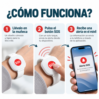 ALERA™ | Pulsera SOS de Emergencia